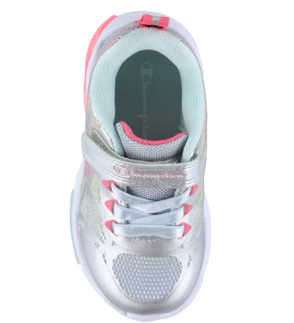 Børnesko Og Babysko|Blinkesko-Champion Sko m. Lys - Wave Tri G TD - Gray Melange Light