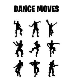 Citatplakat Plakater Og Billeder*Plakat - A3 - Fortnite - Dance Moves