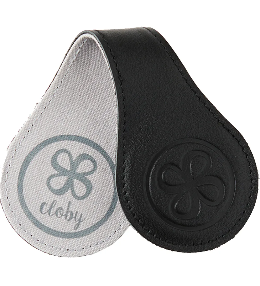 Cloby Barnevognsudstyr*Reflex Clips - 2 Stk. - Sort/Grå