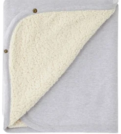 Tæpper-Cloby Teddy Tæppe - 95x75 cm - Grå