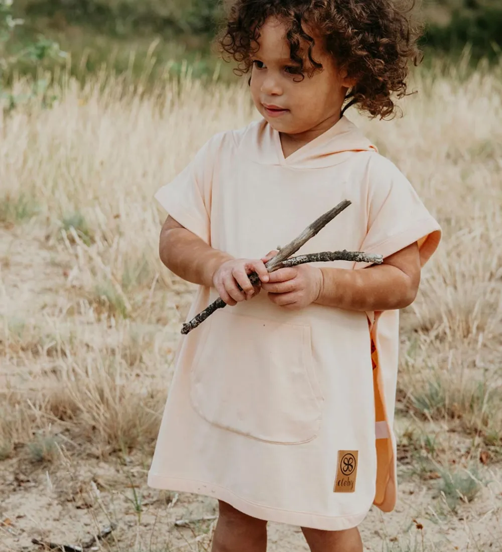 Babyhåndklæde- Og Poncho|Håndklæder-Cloby UV Poncho - UV50+ - Peachy Summer