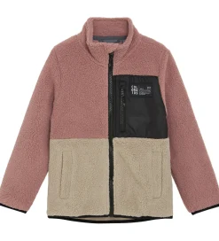 Fleece-Color Kids Fleecejakke - Woodrose