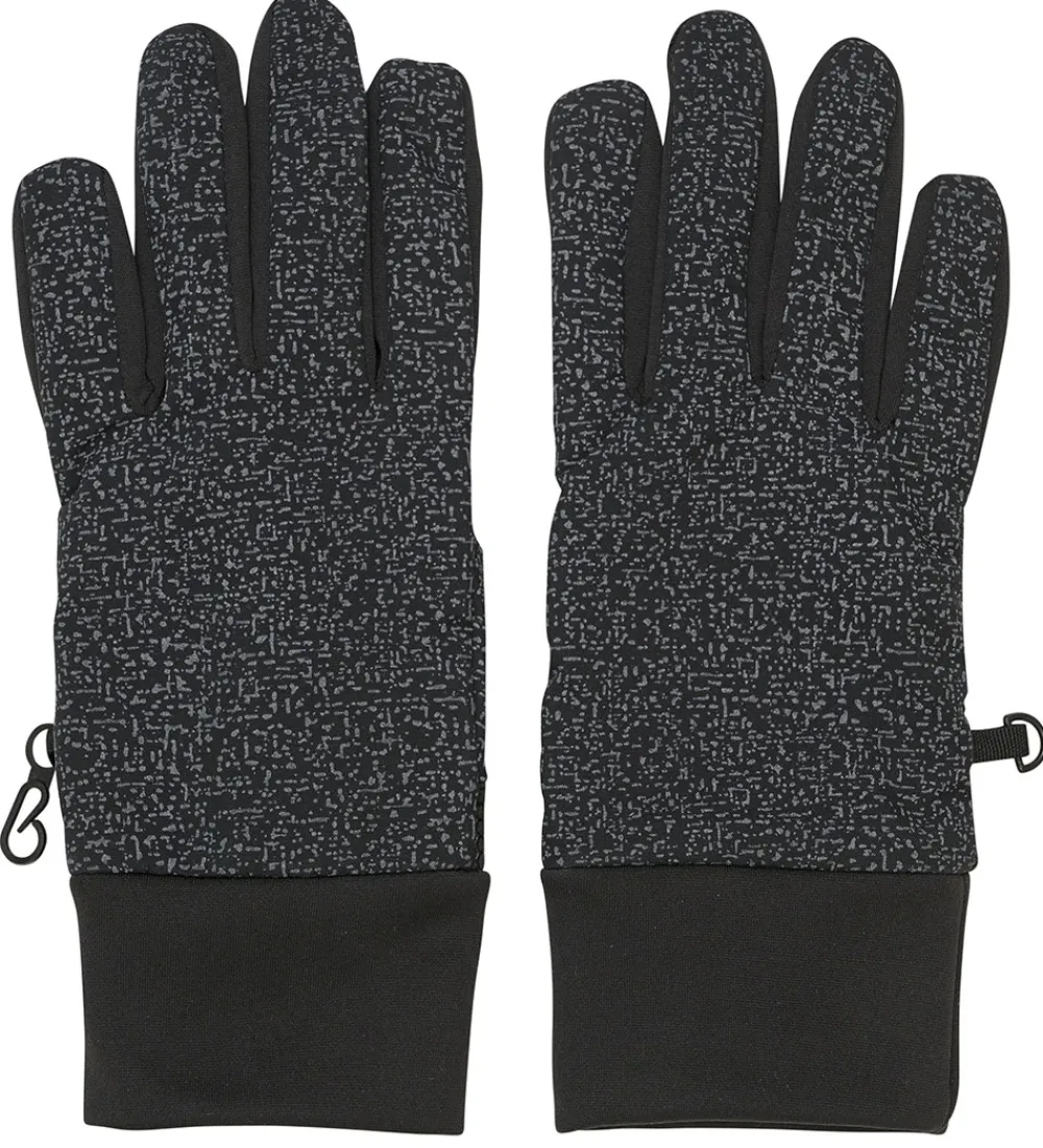 Softshell-Color Kids Handsker - Softshell - Sort
