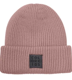 Huer Og Hatte-Color Kids Hue - Uld/Akryl - Strik - Woodrose