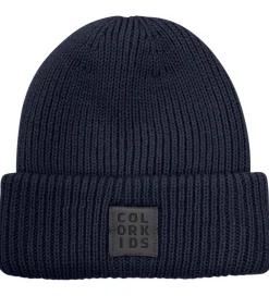 Color Kids Huer Og Hatte*Hue - Uld/Akryl - Strik - Total Eclipse