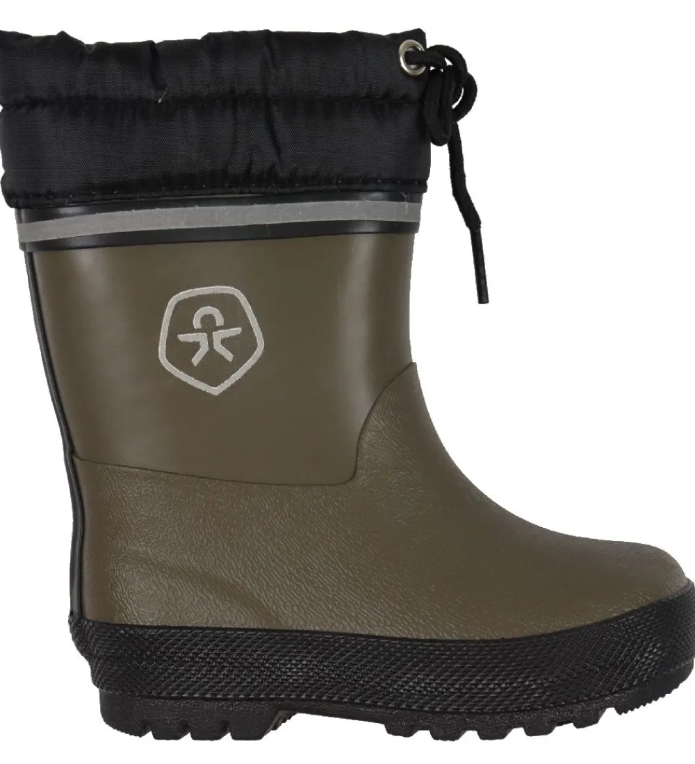 Termostøvler-Color Kids Termostøvler - Dark Olive