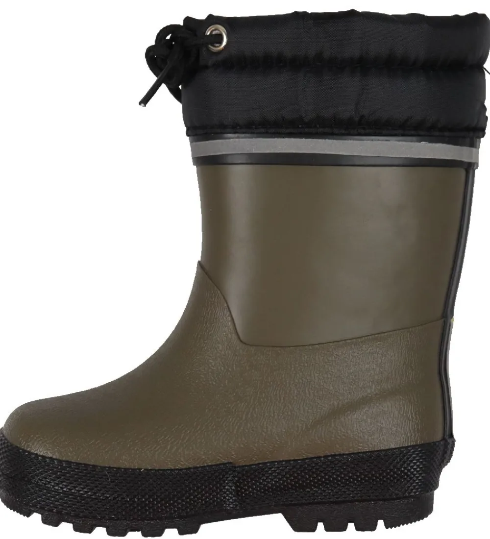 Termostøvler-Color Kids Termostøvler - Dark Olive