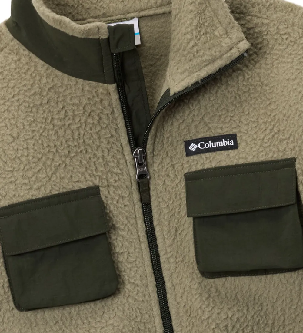 Fleece-Columbia Fleecejakke - Teddy - Jasper Ridge - Grøn