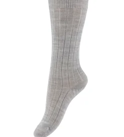 Condor Strømper|Basis*Strømper - Rib - Uld - Lead