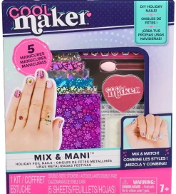 Cool Maker Neglelak*Neglesæt - Mix & Mani - Holiday Foil Nails