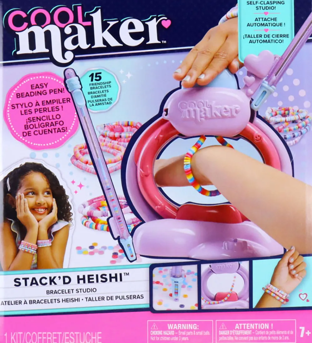 Cool Maker Kreasæt*Smykkesæt - Stack'd Heishi Bracelet Studio