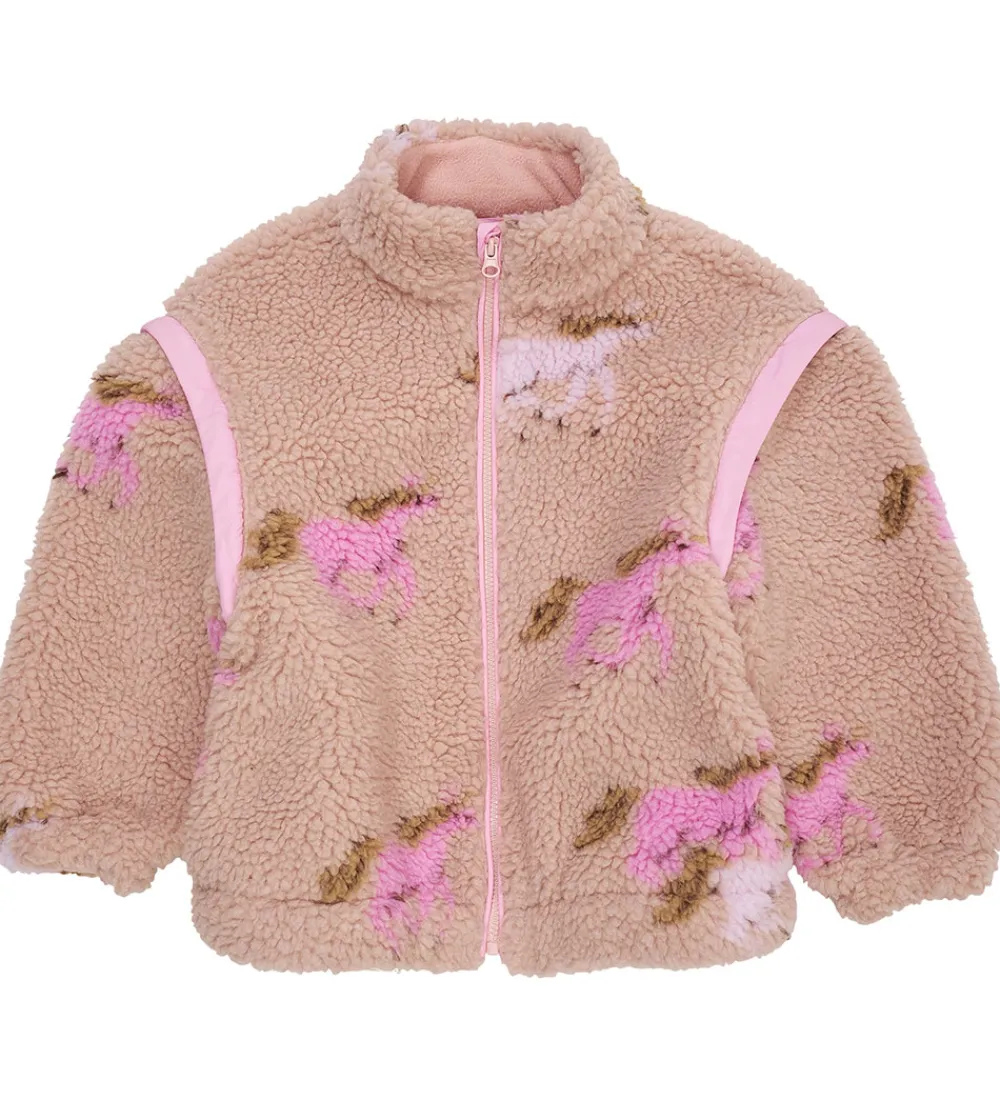 Copenhagen Colors Fleece*Fleecejakke - Teddy - Removable Sleeves - Rose