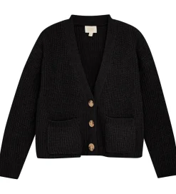 Striktrøjer-Creamie Cardigan - Strik - Sort