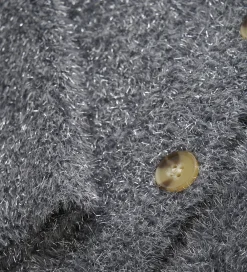 Creamie Striktrøjer*Cardigan - Strik - Glitter - Iron Gate