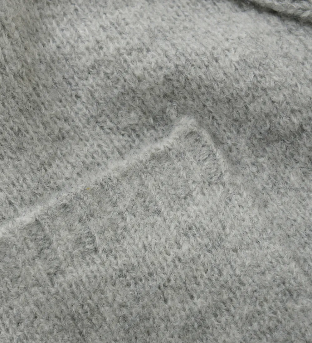Striktrøjer-Creamie Cardigan - Strik - Lang - Light Grey Melange