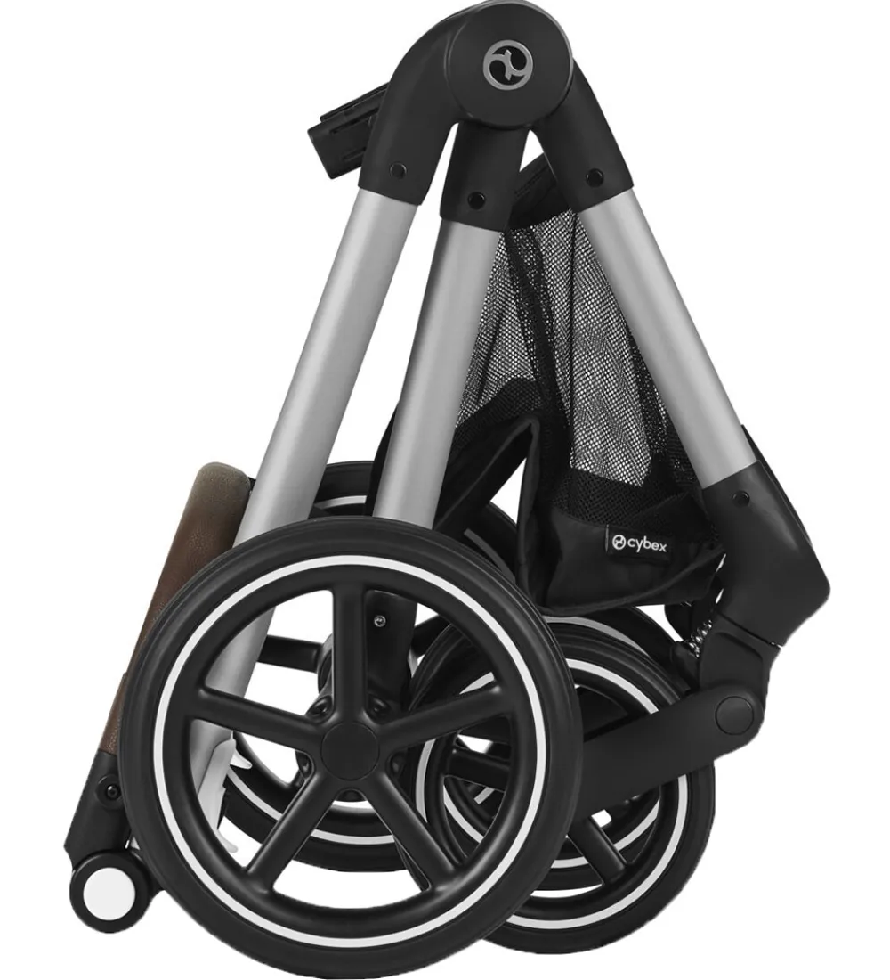 Klapvogne|Barnevognsudstyr-Cybex Klapvogn/Barnevogn - Eos Lux - 2-i-1 - Stone Grey