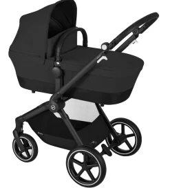 Cybex Klapvogne*Klapvogn/Barnevogn - Eos Lux - 2-i-1 - Moon Black