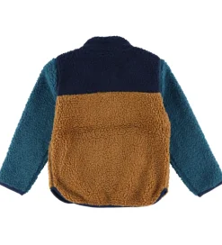 Fleece-Danefæ Fleecejakke - Danodder - Caramel/Navy/Slate