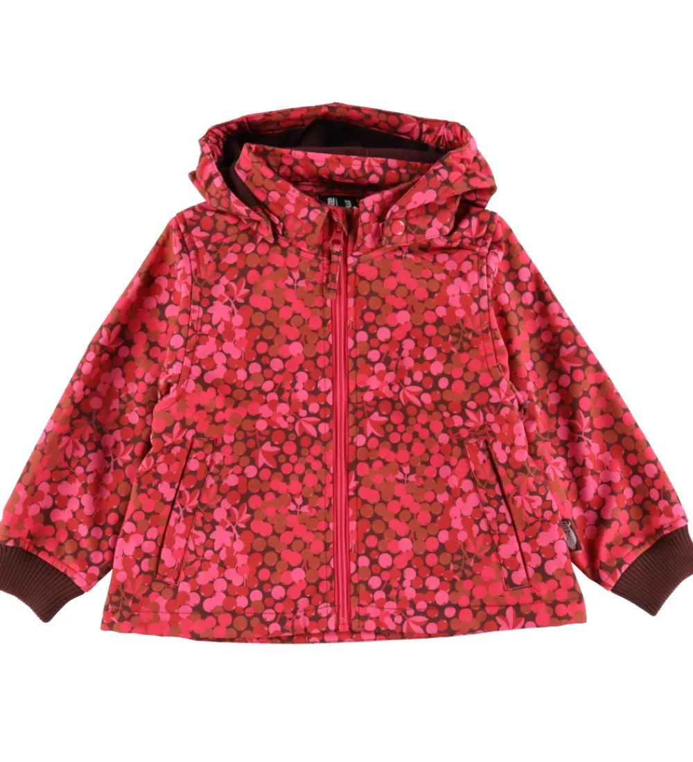 Softshell-Danefæ Softshelljakke m. Fleece - Danelaerke - Bright Pink Berry