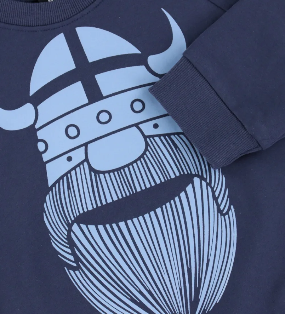 Danefæ Sweatshirts*Sweatshirt - Danamerika - Navy Erik