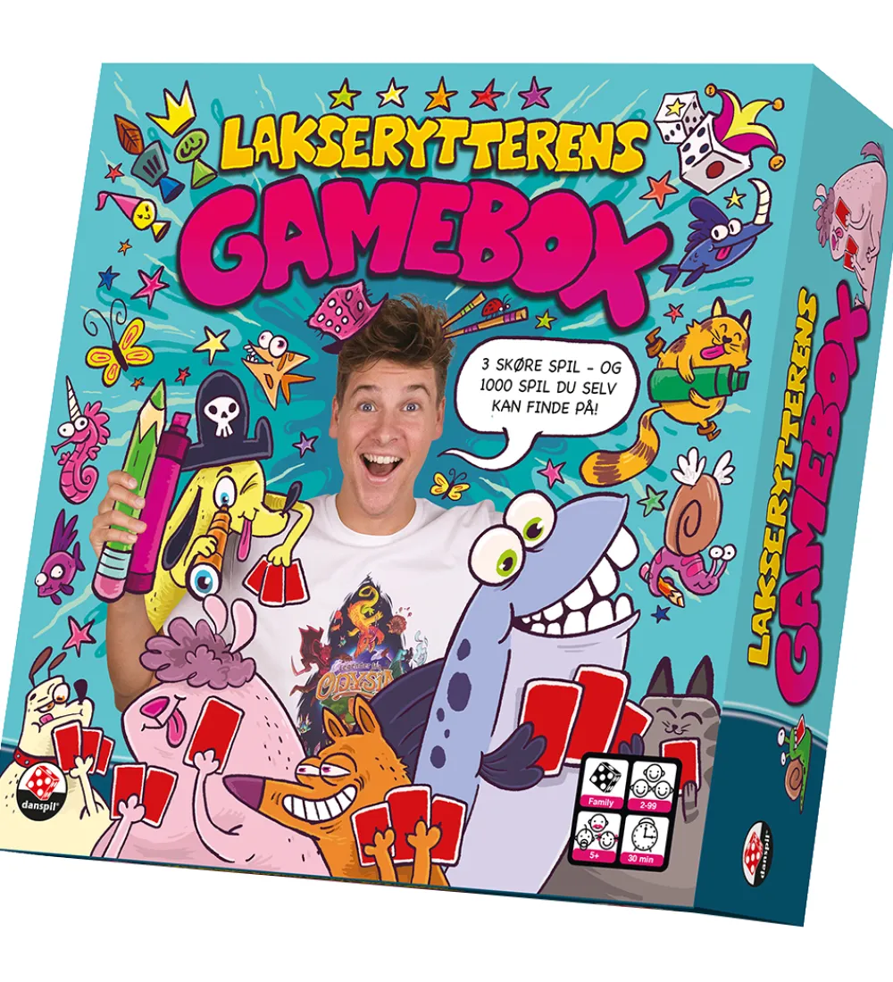 Danspil Spil*Brætspil - Lakserytternes Gamebox