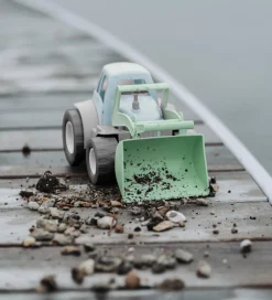 Dantoy Traktorer|Strandlegetøj*BIO Plastic Traktor m. Grab - Blå/Grøn