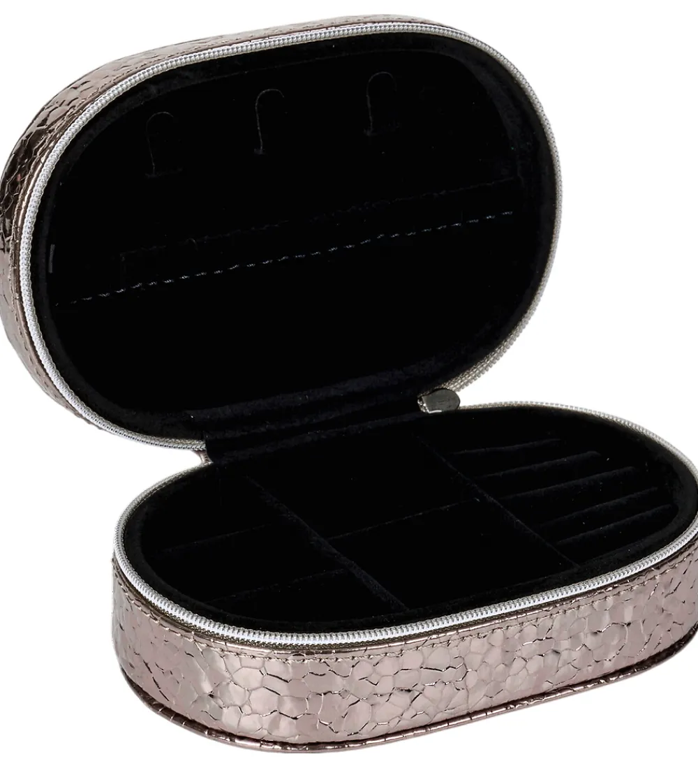 Smykkeskrin|Smykker-DAY ET Smykkeskrin - Disco Jewelry Zip Oval - Gunmetal
