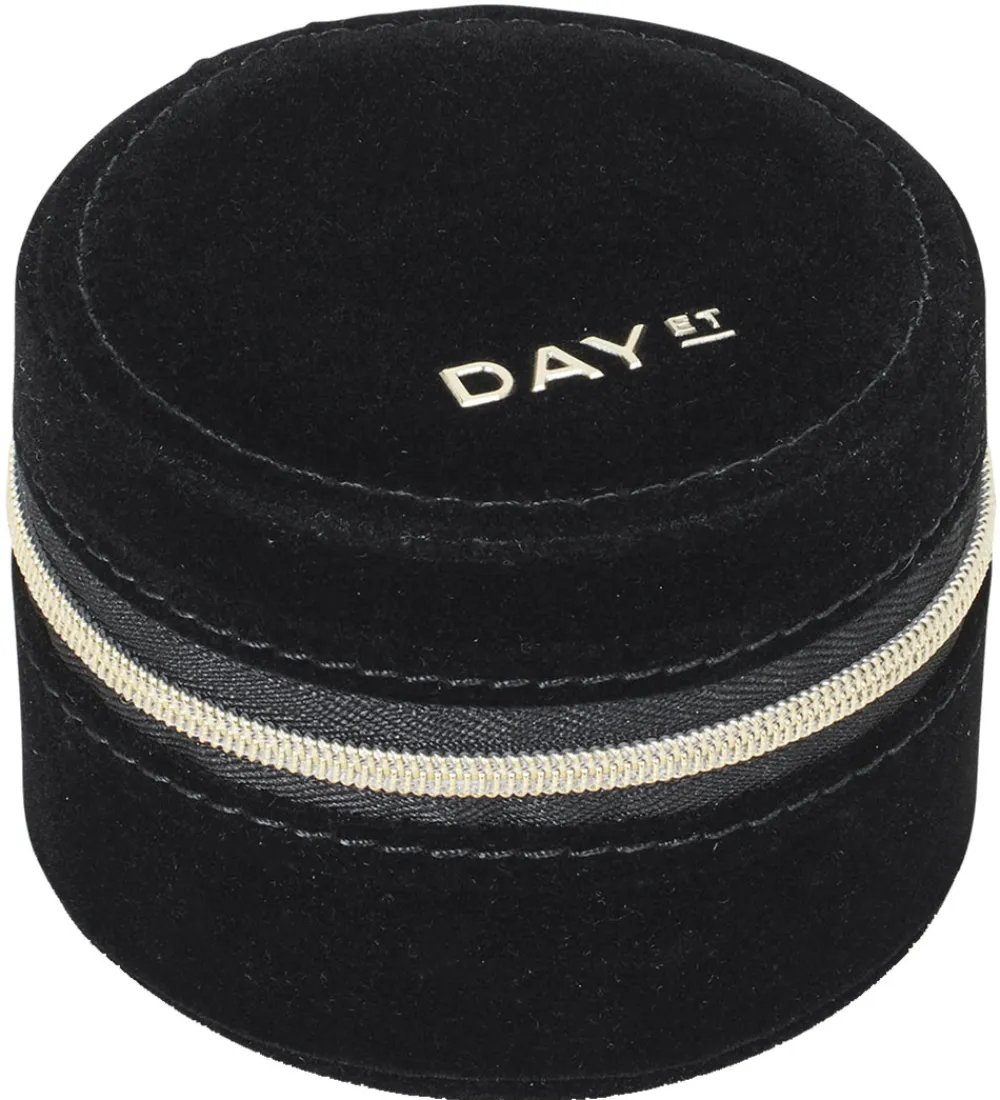DAY ET Smykkeskrin*Smykkeskrin - Jewelry Zip Small - Fløjl - Sort