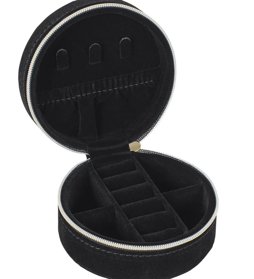 Smykkeskrin-DAY ET Smykkeskrin - Jewlery Zip - Fløjl - Sort
