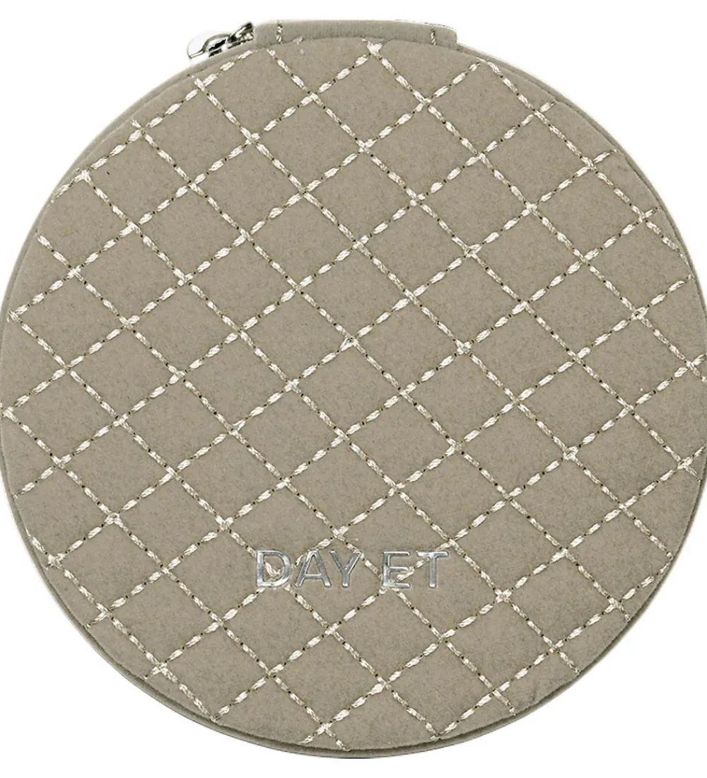 Smykkeskrin|Smykker-DAY ET Smykkeskrin - Q Jewelry Zip Round - Cobbelstone