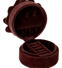Smykkeskrin|Smykker-DAY ET Smykkeskrin - Velvet Flower Jewelry Round - Winetasting