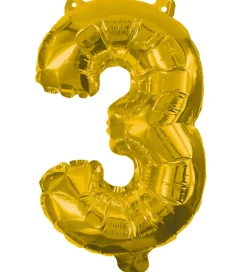 Decorata Party Festartikler*Foileballon - 85 cm - No 3 - Guld
