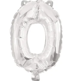 Decorata Party Festartikler*Foileballon - 95 cm - No 0 - Sølv
