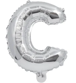 Decorata Party Festartikler*Foileballon - 31 cm - C - Sølv
