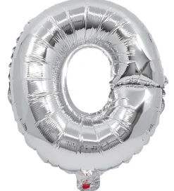 Festartikler-Decorata Party Foileballon - 32 cm - O - Sølv