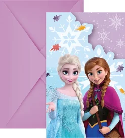 Decorata Party Festartikler*Invitationer - 6-pak - Frozen Idyllic Wonder