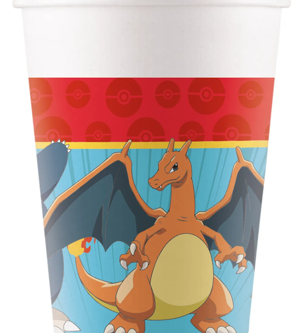Decorata Party Festartikler*Papkrus - 8-pak - 200 ml - Pokémon