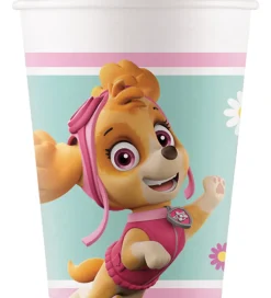 Decorata Party Kop Og Tudekop*Papkrus - 8-pak - 200 ml - Paw Patrol Skye And Ev