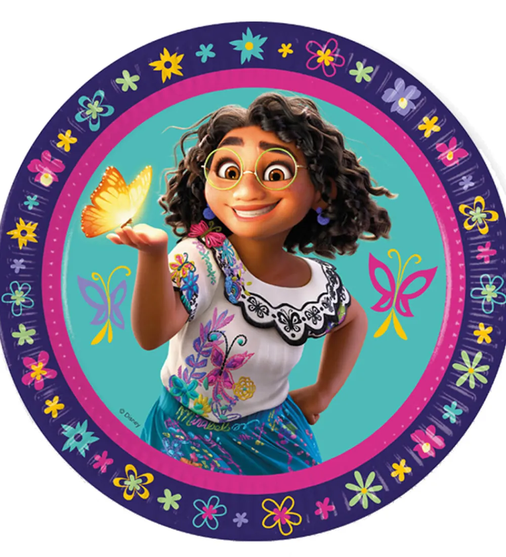 Tallerkener-Decorata Party Paptallerkner - 8-pak - 23 cm - Encanto