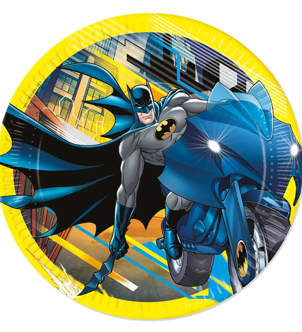 Tallerkener-Decorata Party Paptallerkner - 8-pak - 23 cm - Batman Rogue Rage
