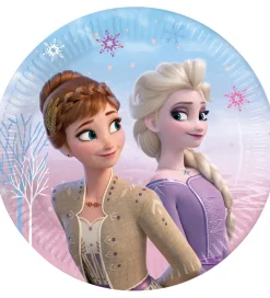 Tallerkener-Decorata Party Paptallerkner - 8-pak - 19,5 cm - Frozen II Wind