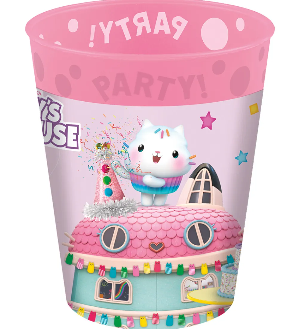 Kop Og Tudekop-Decorata Party Plastikkopper - 4-pak - 250 ml - Gabby's Dollhous