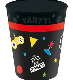 Decorata Party Kop Og Tudekop*Plastikkopper - 4-pak - 250 ml - Gaming Party