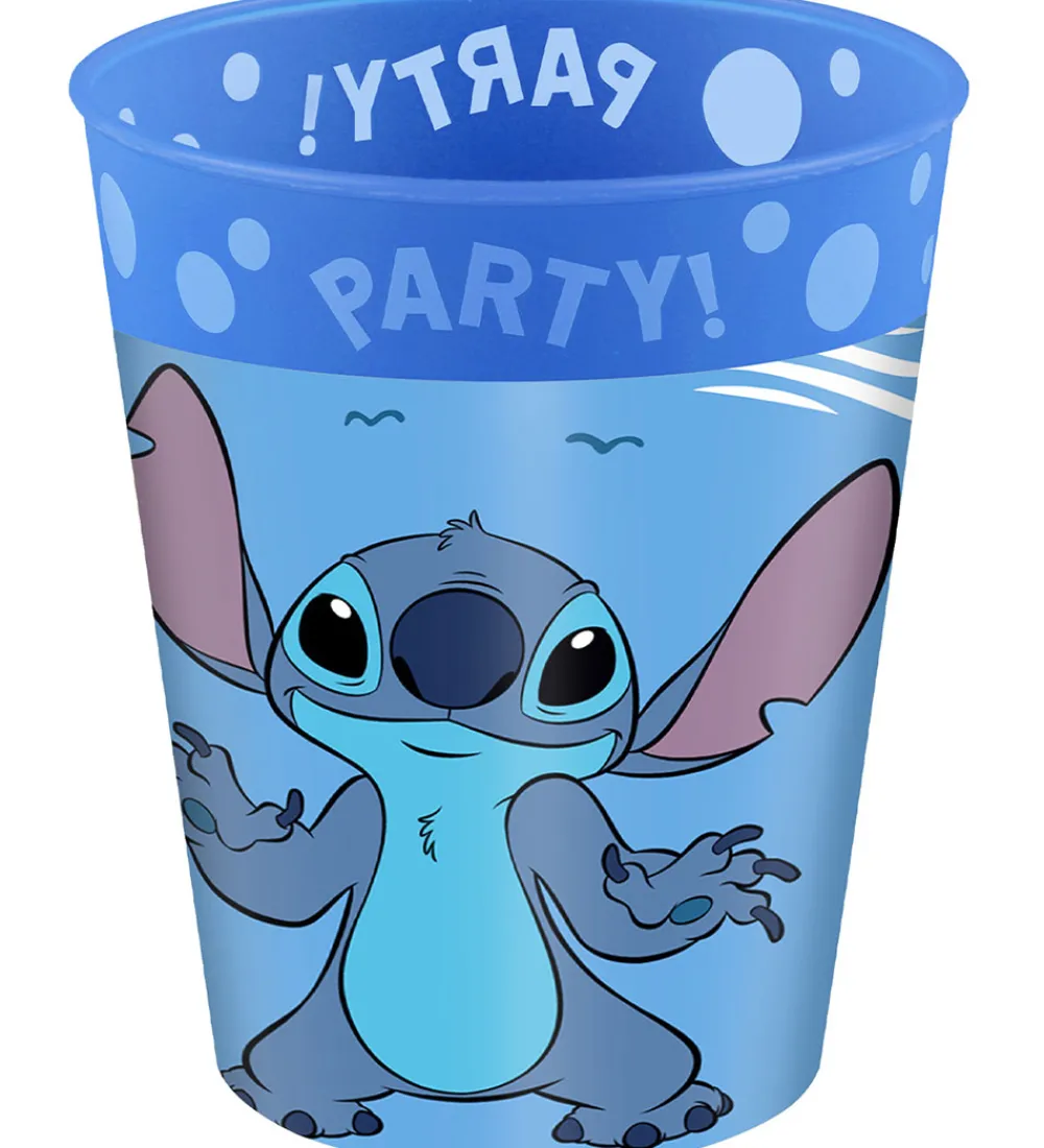 Decorata Party Kop Og Tudekop|Festartikler*Plastikkopper - 4-pak - 250ml - Stitch & Angel
