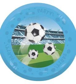 Decorata Party Tallerkener*Plastiktallerkner - 4-pak - 21 cm - Soccer Fans