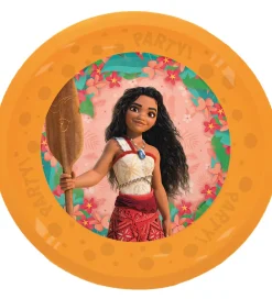 Festartikler-Decorata Party Plastiktallerkner - 4-pak - 21cm - Moana II