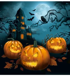 Festartikler-Decorata Party Servietter - 20-pak - 33x33 cm - Halloween Sensat