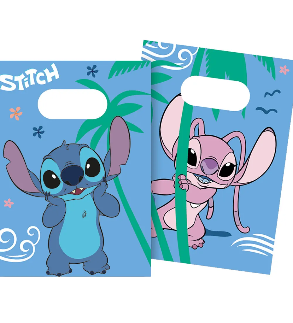 Festartikler-Decorata Party Slikpose - 4-pak - Stitch & Angel