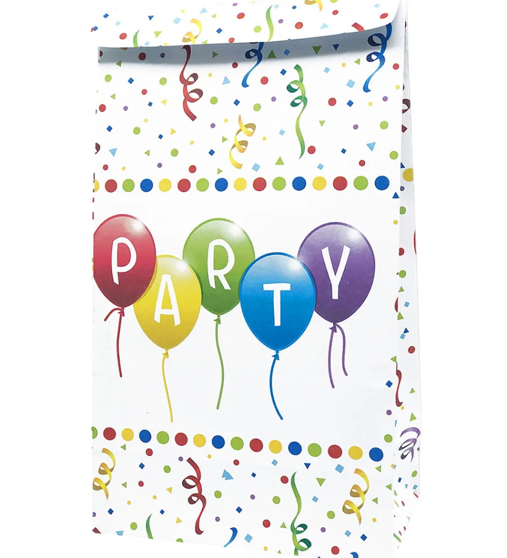 Festartikler-Decorata Party Slikposer - 4-pak - Happy Birthday Streamers