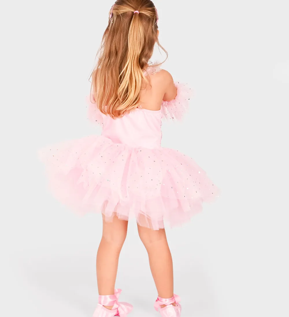 Den Goda Fen Halloween*Udklædning - Ballerina Kit w Match Set - Pink